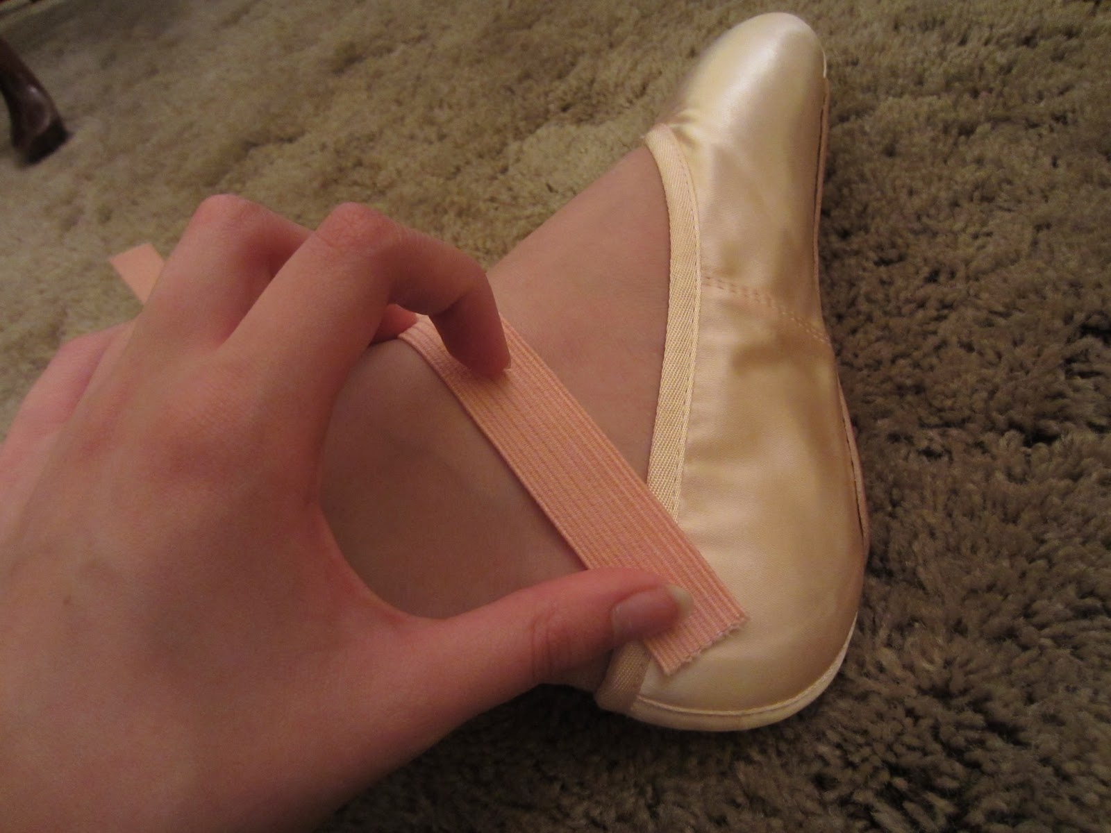Random Fun Stuff to Do: Sewing Pointe Shoes Part 1